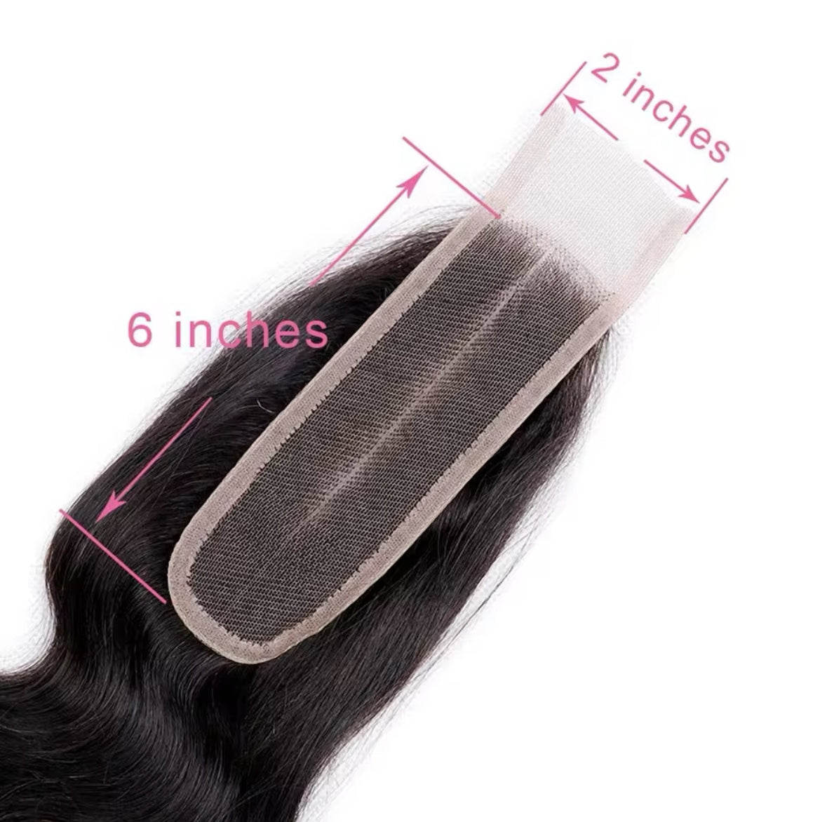 2X6 HD Closure | Straight